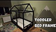 Toddler house bed build