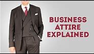 Business Attire Dress Code For Professional Men