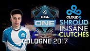 SHROUD GOD! WHAT A GAME! (Cloud 9 vs Na'Vi) Esl One Cologne 2017 CS:GO Semi-finals Highlights