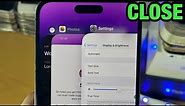 How To Close Apps on iPhone 14 Pro Max!