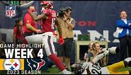 Pittsburgh Steelers vs. Houston Texans Game Highlights | NFL 2023 Week 4