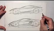 Car Design 101: Side View Proportions- Sports Cars