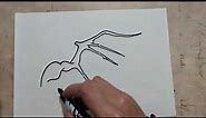 cómo dibujar alas de murciélago/how to draw bat wings