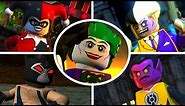 LEGO Batman 2 DC Super Heroes - All 22 Villain Boss Fights (UNLOCKING ALL VILLAINS)