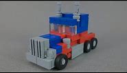 How to Build Lego Transformers Movie Optimus Prime