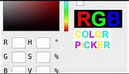 Using The RGB Color Codes Chart On iPad To Code Some Sorts Of Colors