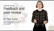 Feedback and peer review