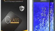 (2 Pack) Supershieldz Designed for Samsung (Galaxy J7 Star) Tempered Glass Screen Protector, (Full Screen Coverage) Anti Scratch, Bubble Free (Black)
