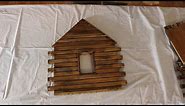 1:12 Scale Log Cabin Dollhouse