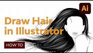 How to Draw Hair in Illustrator