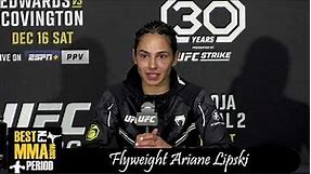 Ariane Lipski UFC 296 Post Fight Interview