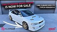 Stunning White Subaru Impreza WRX STI Type R Version IV