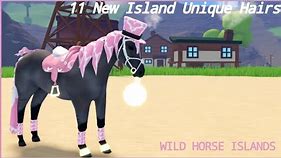 ALL 11 New Island Unique Hair Colors! [WHI / WILD HORSE ISLANDS]