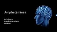 Lecture 19 Amphetamines
