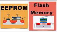 EEPROM vs FLASH | Similarities | Differences #engineering #electronics #memory
