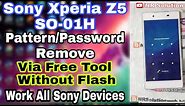 Sony Xperia Z5 SO-01H & All Sony Devices Reset Factory Remove Pattern/Password By Sony Offline Tool