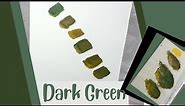 How to Make Dark Green Acrylic Paint Color - 3 Easy Ways