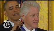 Obama Awards Presidential Medal of Freedom to Bill Clinton, 15 Others | The New York Times