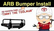 ARB Bull Bar Bumper Install on a Toyota 4Runner (ARB PN: 3423020)