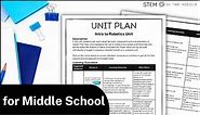 Middle School Robotics Unit with Lessons, Activities, and Worksheets for STEM