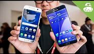 Samsung Galaxy S7 vs Galaxy Note 5 Hands On Comparison
