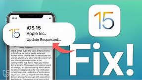 Fix iOS 15/iOS 16/iOS 17 Update Stuck on Estimating Time Remaining/Update Requested