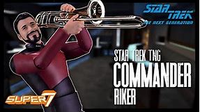 Super7 Star Trek The Next Generation Ultimates Riker 7 Inch Action Figure @TheReviewSpot