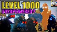 How POWERFUL is LEVEL 1000 MINILLA EX - The Ultimate KING OF KU ||| Kaiju Universe
