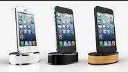 Best Charging Dock for iPhone 5, iPhone 4, iPad mini and Micro USB - Podi-m modern dock for iPhone