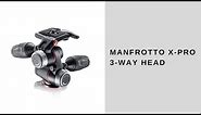 Manfrotto MHXPRO-3W 3-Way Photo Tripod Head with Retractable Levers