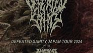 Japan, we will be back for 2 shows this summer!! 8/2 Fri - Osaka - Clapper 8/3 Sat - Tokyo - Antiknock | Defeated Sanity