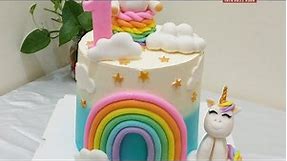 unicorn theme cake ||How to make unicorn theme cake decorations |Mumz Recipes.