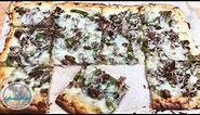 PHILLY CHEESE STEAK PIZZA WITH AN EASY WHITE SAUCE | COOK WITH ME