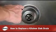 How to Replace a Kitchen Sink Drain