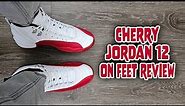 2023 Air Jordan 12 Retro Cherry On Feet Review (CT8013 116)