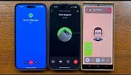 iPhone 14 PM vs 15 PM vs Samsung S23U Google Meet (Ex-Duo) vs WhatsApp vs SnapChat Incoming Calls