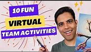 10 Virtual Team Building Activities (that are actually fun!)