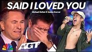Golden Buzzer: Filipino participant makes the jury cry when singing the song Said I Loved You