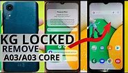 Samsung A03 Core Finance Plus Unlock Permanent | Unlock Samsung A03 Core KG + MDM Lock Remove 2024