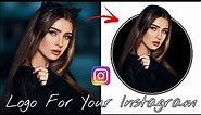 3 MINUTES Tutorial || Logo For Your INSTAGRAM Profile