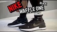 Nike Waffle One "Black White" Onfeet Review [1st on Youtube]
