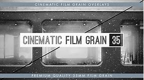 Cinematic Film Grain - 35mm - Available in 4k, HD, 30 & 60fps