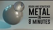 How to Create a Rough and Scratched Metal Texture in 8 minutes (Blender 2.91 Eevee)