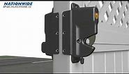 Nationwide Industries Keystone Two-Sided Lockable Latch Installation Video
