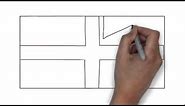 How To Draw Uk Flag