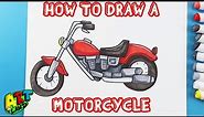 How to Draw a MOTORCYCLE