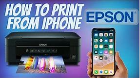 How to Print from iPhone to Epson Printer Wirelessly (will also work for iPad)