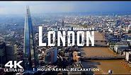 [4K] LONDON 2024 🇬🇧 1 Hour Drone Aerial Relaxation Film UHD | England United Kingdom