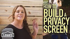 How to Build a Privacy Screen (w/ Monica from The Weekender)