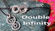 Easy Jewelry Making Tutorial - Double Infinity Wire Pendant